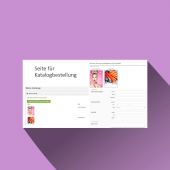 autom. Anlage einer Seite zur Katalogbestellung